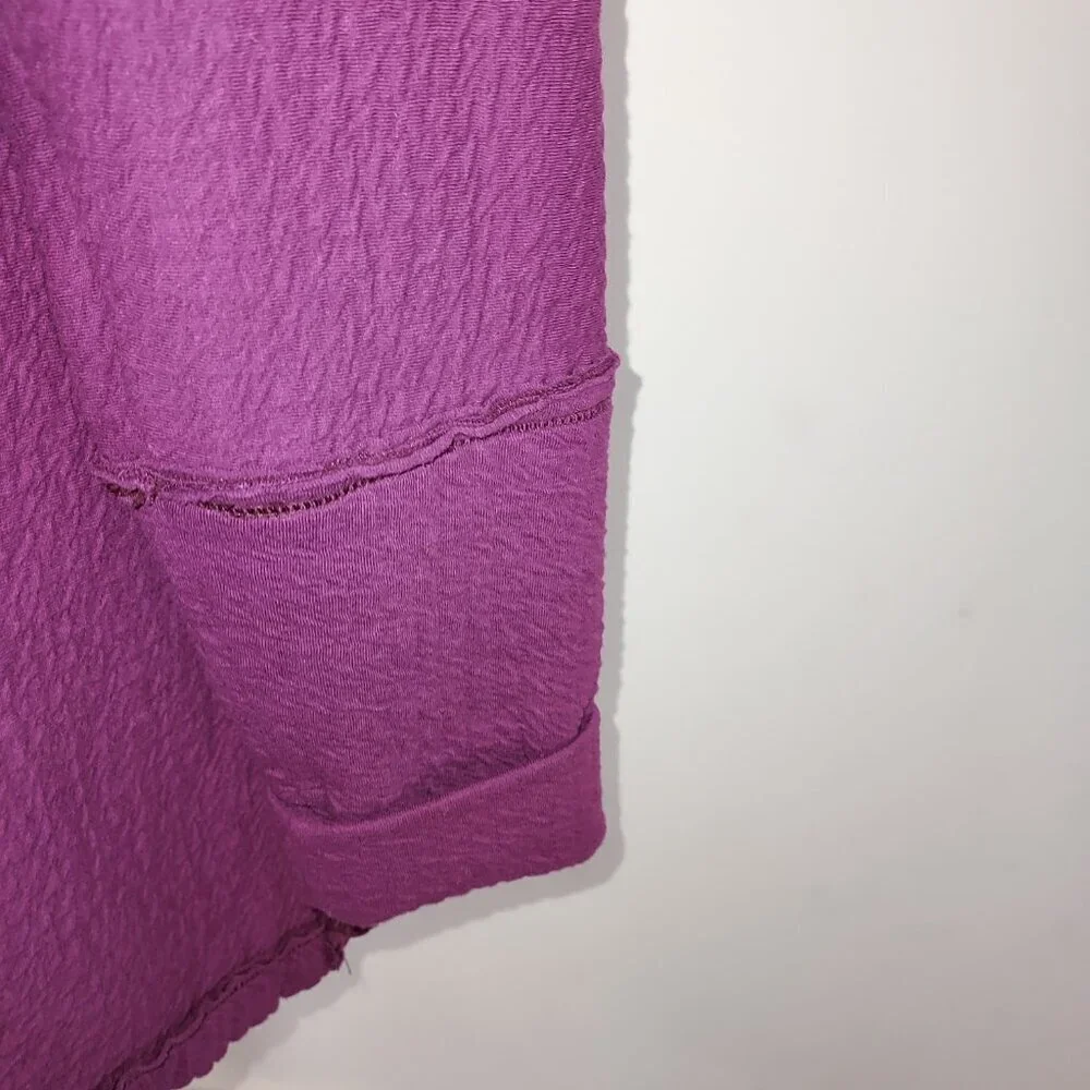 Soft Surroundings Cowl Neck Purple Sweater Size Large